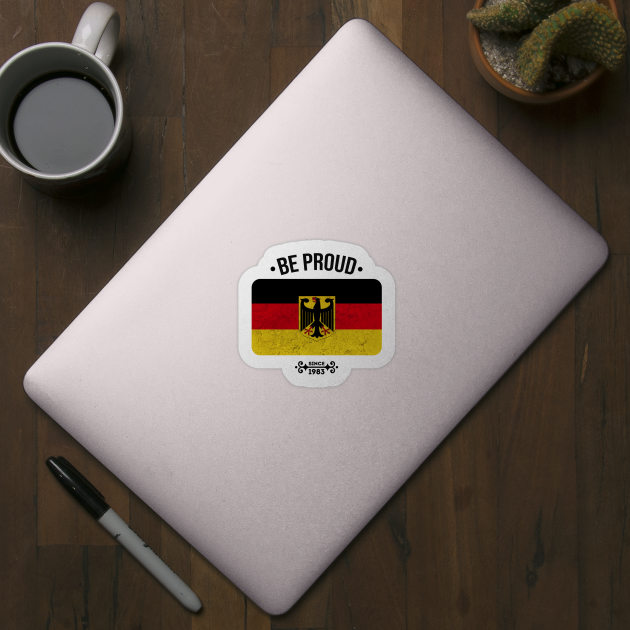 GERMANY flag by CreativeShirt